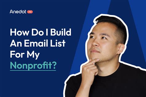 How to Build an Email List for Nonprofit Organizations .